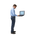 It Technician Working V7 Vinyl Car Decal Sticker – Waterproof & UV-Resistant 3.0933333333333333"