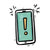Smartphone Exclamation Vinyl Car Decal Sticker – Waterproof & UV-Resistant 3.4133333333333336"