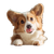 Youthful Corgi Vinyl Car Decal Sticker – Waterproof & UV-Resistant 3.4133333333333336"