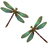 Moroccan Dragonflies Vinyl Car Decal Sticker – Waterproof & UV-Resistant 6.826666666666667"