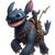 Stitch Riding Toothless Vinyl Car Decal Sticker – Waterproof & UV-Resistant 3.4133333333333336"