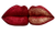 Glitter Lips Duo Vinyl Car Decal Sticker – Waterproof & UV-Resistant 2.8266666666666667"