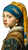 Dutch Girl Portrait Vinyl Car Decal Sticker – Waterproof & UV-Resistant 9.706666666666667"