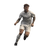 White Soccer Player Vinyl Car Decal Sticker – Waterproof & UV-Resistant 6.826666666666667"