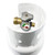 Flame King 3lb Propane Tank | Portable Gas Meter Gauge | Rust Prevention | OPD Valve | DOT Certified