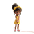 Girl Jumping Rope V2 Vinyl Car Decal Sticker – Waterproof & UV-Resistant 6.826666666666667"