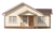 Simple House Vinyl Car Decal Sticker – Waterproof & UV-Resistant 2.72"