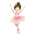 Cute Ballerina Pose Vinyl Car Decal Sticker – Waterproof & UV-Resistant 3.4133333333333336"