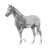 Mechanical Mustang Drawing Vinyl Car Decal Sticker – Waterproof & UV-Resistant 3.4133333333333336"
