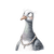 Whimsical Pigeon Portrait Vinyl Car Decal Sticker – Waterproof & UV-Resistant 3.4133333333333336"