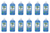 12x Pure Power Blue | BioBlastPlus Technology | Biological Treatment | Fresh Clean Scent