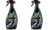 2x Turtle Wax Wet N Black Tire Dressing | Glossy Look & UV Protection | 14.5oz Spray