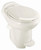 4x Bone Round Seat Thetford Toilet | Aqua-Magic  Style Plus | Permanent High Profile | Powerful Flush | Anti-Microbial Seat