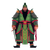 Guan Yu Pixel Art Vinyl Car Decal Sticker – Waterproof & UV-Resistant 3.4133333333333336"