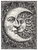 Mystical Moon Square Vinyl Car Decal Sticker – Waterproof & UV-Resistant 4.1066666666666665"