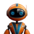 Cartoon Robot V6 Vinyl Car Decal Sticker – Waterproof & UV-Resistant 3.4133333333333336"
