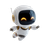 Whimsical Flying Robot Vinyl Car Decal Sticker – Waterproof & UV-Resistant 3.4133333333333336"