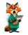 Angry Fox Nurse Vinyl Car Decal Sticker – Waterproof & UV-Resistant 4.0"