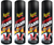 4x Meguiars Hot Shine Tire Foam | Deep Black Shine | Dissolves Build-Up
