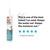 4x Strong Marine Grade Silicone Adhesive | Clear, 1/10 Gallon Cartridge | Ideal for Metal, Fiberglass, Glass | -40°F to +190°F