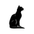 Cat Silhouette V4 Vinyl Car Decal Sticker – Waterproof & UV-Resistant 6.826666666666667"