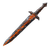 Obsidian-Infused Sword V2 Vinyl Car Decal Sticker – Waterproof & UV-Resistant 3.4133333333333336"