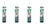 4x Dicor Corp Gray Ruber Caulk Sealant | 10.1oz Tube | UV Stabilized | RV Use | Watertight Seal