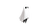 Minimalist Ghost Design Vinyl Car Decal Sticker – Waterproof & UV-Resistant 2.72"
