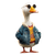 Cute Goose Vinyl Car Decal Sticker – Waterproof & UV-Resistant 6.826666666666667"
