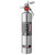 2x H3R Fire Extinguisher | 1-A:10-B:C Rating | USCG Approved | 2.5 lb Bottle | Steel Chrome | Rechargeable | Mounting Bracket