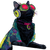 Cyber Cat V3 Vinyl Car Decal Sticker – Waterproof & UV-Resistant 3.4133333333333336"