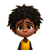 Crying Black Kids Emoji Vinyl Car Decal Sticker – Waterproof & UV-Resistant 3.4133333333333336"