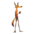 Nervous Maned Wolf V2 Vinyl Car Decal Sticker – Waterproof & UV-Resistant 3.4133333333333336"