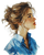 Watercolor Lady V2 Vinyl Car Decal Sticker – Waterproof & UV-Resistant 4.1066666666666665"