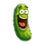 Laughing Pickle Vinyl Car Decal Sticker – Waterproof & UV-Resistant 6.826666666666667"
