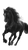 Black Horse Running V6 Vinyl Car Decal Sticker – Waterproof & UV-Resistant 9.706666666666667"