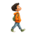 Walking Boy Cartoon V2 Vinyl Car Decal Sticker – Waterproof & UV-Resistant 3.4133333333333336"