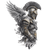 Warrior Angel Tattoo V2 Vinyl Car Decal Sticker – Waterproof & UV-Resistant 3.4133333333333336"
