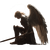 Dark Angel Kneeling V2 Vinyl Car Decal Sticker – Waterproof & UV-Resistant 3.4133333333333336"