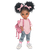 Girl With Pink Bows V2 Vinyl Car Decal Sticker – Waterproof & UV-Resistant 6.826666666666667"
