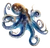 Watercolor Octopus V2 Vinyl Car Decal Sticker – Waterproof & UV-Resistant 3.4133333333333336"