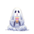 Ghost Sips Tea Vinyl Car Decal Sticker – Waterproof & UV-Resistant 6.826666666666667"