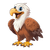 Smiling Cartoon Eagle Vinyl Car Decal Sticker – Waterproof & UV-Resistant 3.4133333333333336"