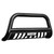 Westin Automotive E-Series Black Bull Bar | Stainless Steel 3 Inch Diameter | With Light Mounting Tabs & Textured Skid Plate