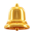 Golden Bell Icon V2 Vinyl Car Decal Sticker – Waterproof & UV-Resistant 3.4133333333333336"