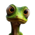 Goofy Lizard Vinyl Car Decal Sticker – Waterproof & UV-Resistant 3.4133333333333336"