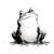 Smiling Cartoon Frog Vinyl Car Decal Sticker – Waterproof & UV-Resistant 3.4133333333333336"