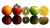 Assorted Fruits Display V4 Vinyl Car Decal Sticker – Waterproof & UV-Resistant 2.72"