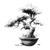 Old Bonsai Tree V2 Vinyl Car Decal Sticker – Waterproof & UV-Resistant 6.826666666666667"