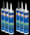 2x SUDBURY Black Adhesive Sealant | Multi Purpose Marine-Grade | Seal Ports/ Bed Hardware | Stops Leaks | Superior Strength | Made in USA